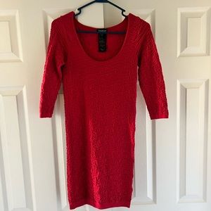 Bebe Body-con Long-sleeve Dress